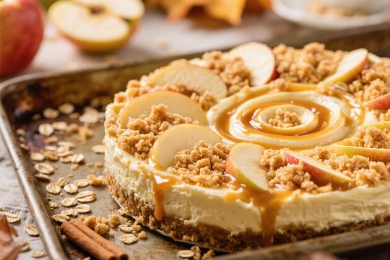 Apple Crisp Cheesecake Bars That’ll Make Your Kitchen Smell Like Fall