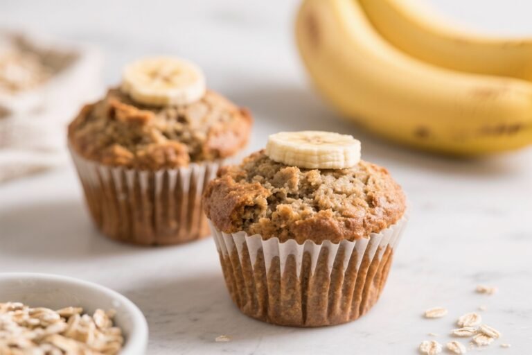Stop Skipping Breakfast: High-Fiber Banana Bran Muffins for On-the-Go Breakfasts That Actually Keep You Full