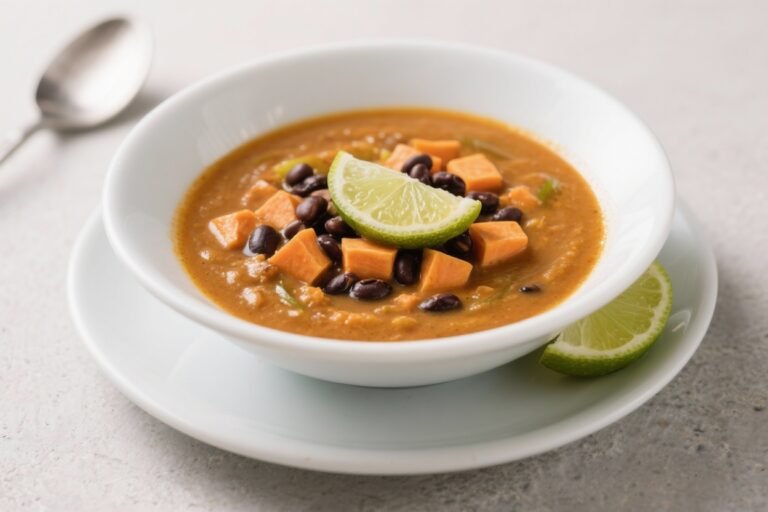 Sweet Potato and Black Bean Soup with Lime: The Zesty, Cozy Bowl That Makes Weeknights Feel Like a Win