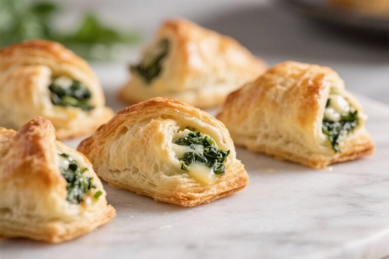 Mini Spinach and Cheese Puff Pastries That Vanish in 10 Minutes (But Take 20 to Make)