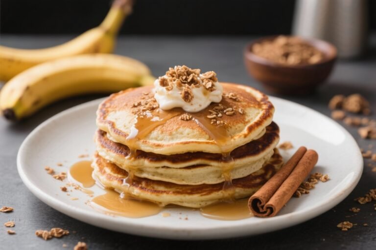 Cinnamon Banana Bran Pancakes That Make Your Morning Feel Like a Cheat Day (But Aren’t)
