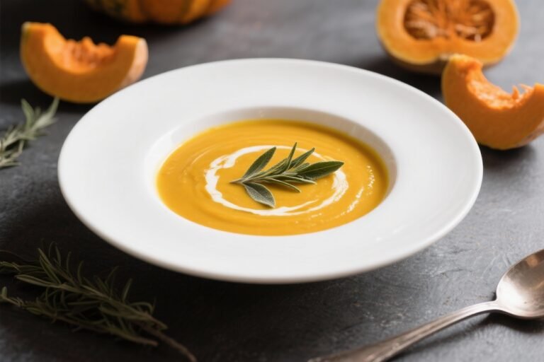 Cozy, Golden, and Shockingly Simple: Pumpkin and Butternut Squash Soup with Sage You’ll Actually Crave