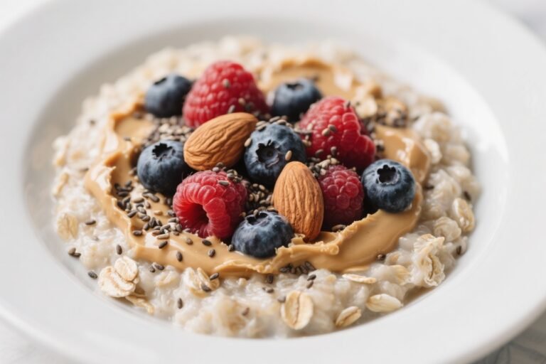 Oatmeal with Chia Seeds, Berries, and Almond Butter: The 7-Minute Power Bowl That Actually Keeps You Full