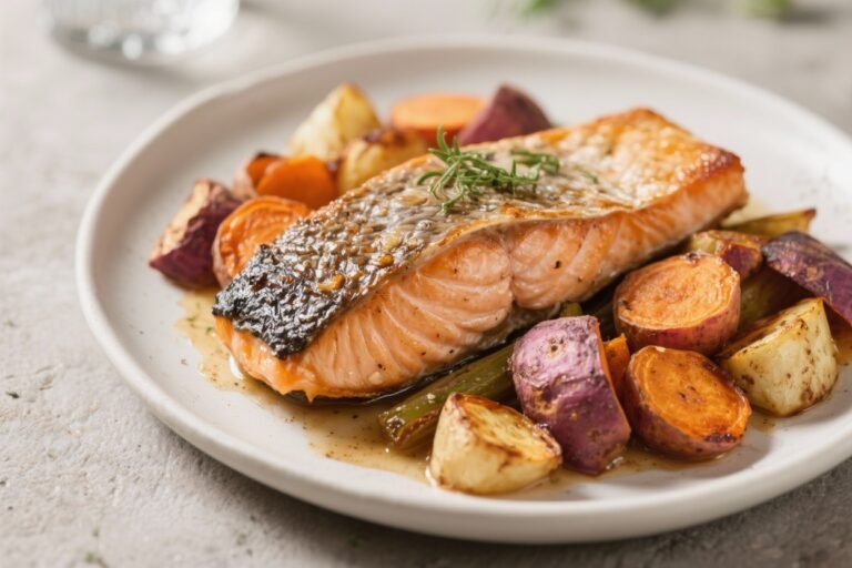 Baked Salmon with Roasted Root Vegetables: The 30-Minute Weeknight Flex That Tastes Like a Chef Cooked It