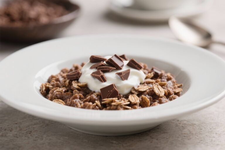 Chocolate Protein Oatmeal with Greek Yogurt: The 10-Minute Breakfast That Hits Like Dessert and Fuels Like a Gym Bro