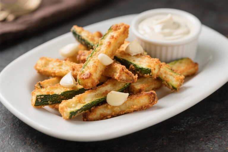 Crispy Baked Zucchini Fries with Garlic Aioli: The Snack That Outsmarts French Fries