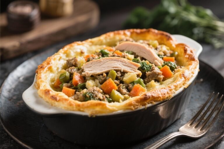 Turkey and Vegetable Shepherd’s Pie That Outsmarts Takeout: Crispy Mash, Juicy Filling, Zero Regrets