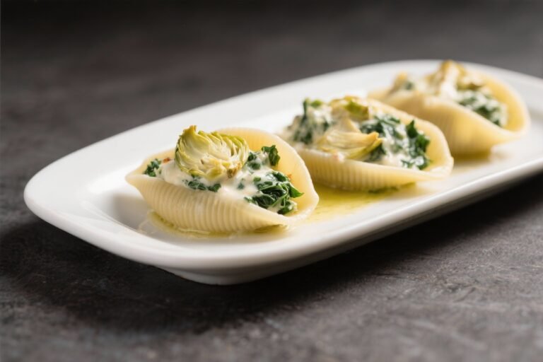 Creamy Spinach and Artichoke Stuffed Shells That Taste Like Your Favorite Dip… But Make It Dinner