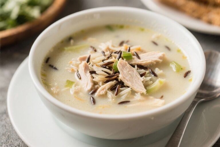 Light Chicken and Wild Rice Soup: The Cozy Bowl That Won’t Crush Your Calories