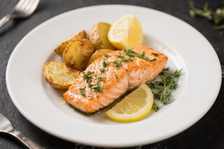 Lemon Herb Salmon with Roasted Potatoes: The 30-Minute Dinner That Tastes Like a $40 Plate