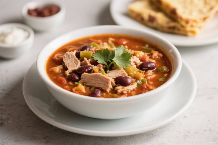 High Protein Turkey Taco Soup With Beans That Eats Like a Meal (But Cooks Like a Hack)