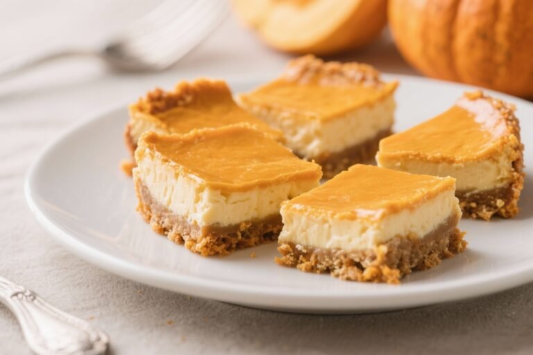 PUMPKIN CHEESECAKE BARS That Make Store-Bought Look Embarrassing (Silky, Spiced, Unstoppably Good)