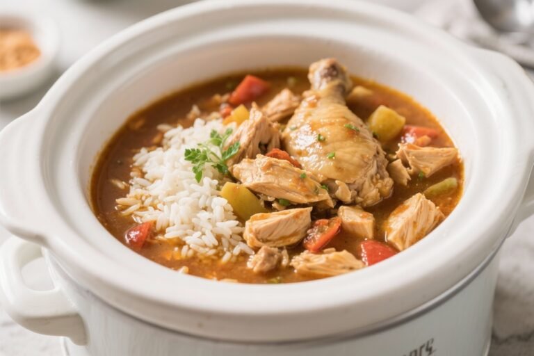Slow Cooker Chicken and Rice Stew: The Zero-Stress, All-Flavor Bowl That Saves Your Week