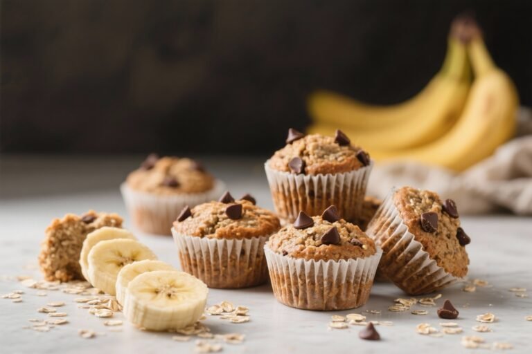 Banana Chocolate Chip Oat Bran Muffins: The High-Fiber, Low-Drama Treat You’ll Want on Repeat