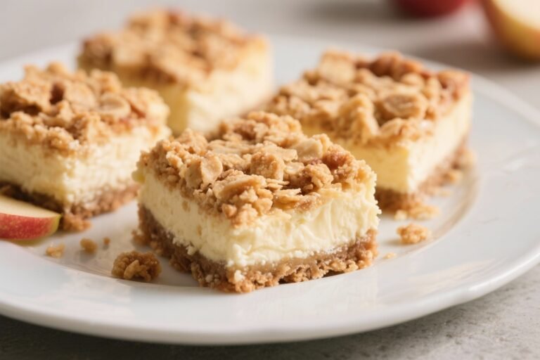 Apple Crisp Cheesecake Bars: The Dessert That Turns “Just One Bite” Into “Where Did They Go?”