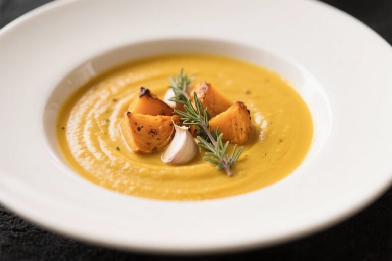 Roasted Butternut Squash Soup with Garlic & Thyme: The Cozy Bowl That Wins Cold Nights and Busy Weeks
