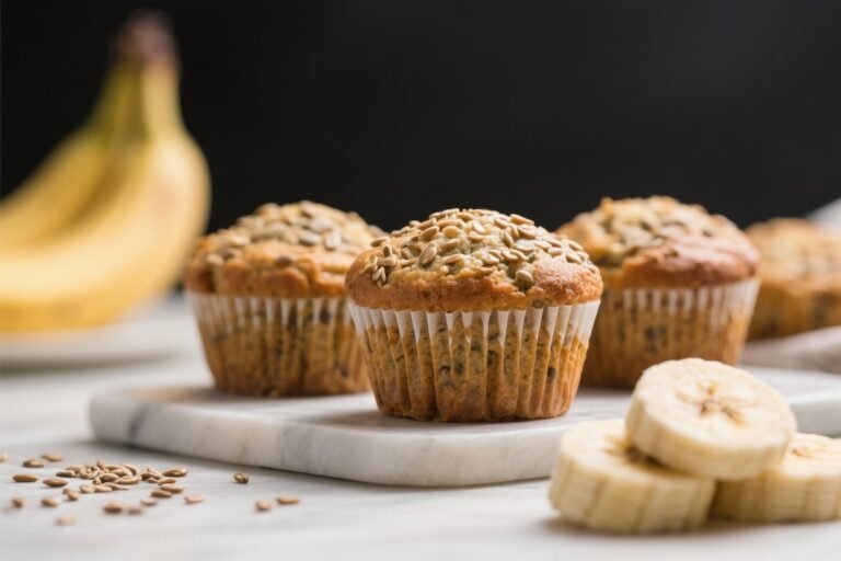 Banana Flaxseed Energy Muffins: The 20-Minute Power Snack That Actually Tastes Amazing