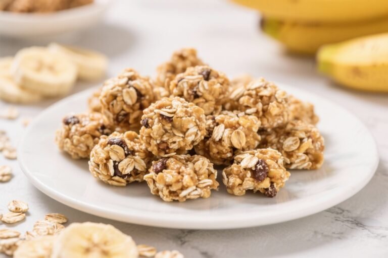 Banana Oat Snack Clusters – Easy, No-Bake Bites for Any Time