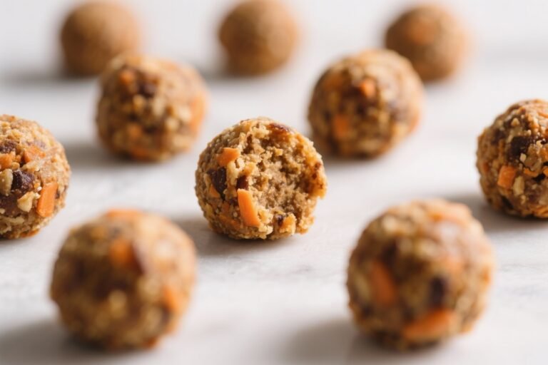 High Fiber Carrot Cake Protein Balls That Taste Like Dessert and Work Like a Power Tool