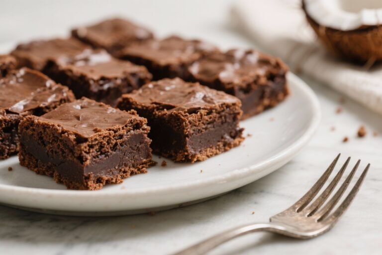 Coconut Flour Brownies – Fudgy, Gluten-Free, and Guilt-Free Dessert That Still Tastes Like a Cheat Day