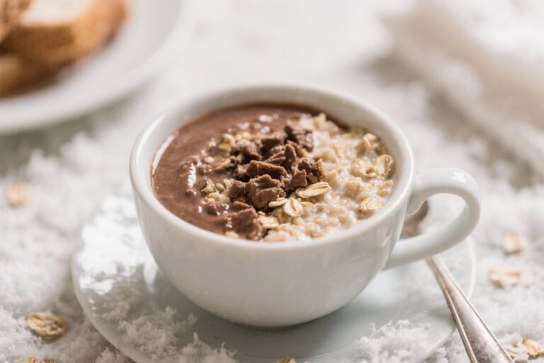 Hot Cocoa Oatmeal (Winter Favorite!) – Cozy Breakfast That Feels Like Dessert