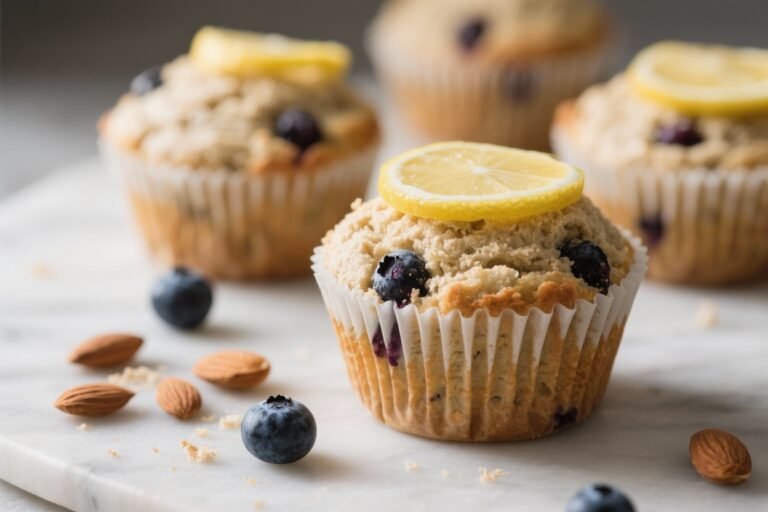 Almond Flour Lemon Blueberry Muffins That Taste Like Sunshine (But Won’t Wreck Your Goals)