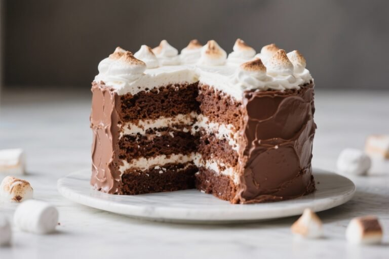 Hot Chocolate Layer Cake with Marshmallow Frosting: The Cozy Showstopper Your Winter Craves