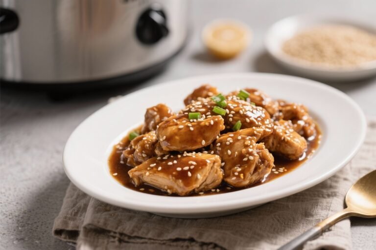 Crockpot Honey Sesame Chicken That Makes Takeout Look Lazy (Set-It-and-Forget-It Magic)
