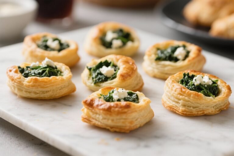 Mini Spinach & Feta Puff Pastries (Crispy Party Bites Everyone Loves): The 20-Minute Crowd-Pleaser You’ll Brag About