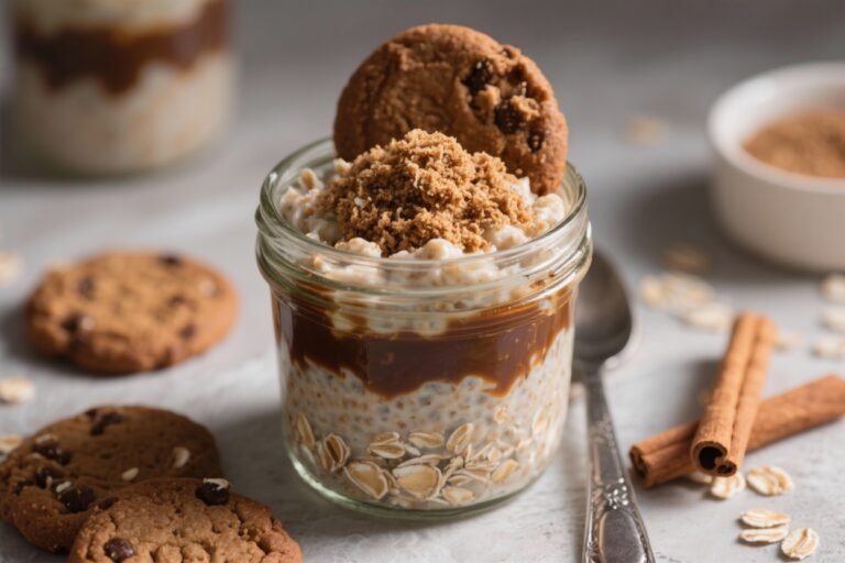 Gingerbread Cookie Overnight Oats with Molasses & Oat Bran: The Cozy Breakfast That Tastes Like December and Wins Your Morning