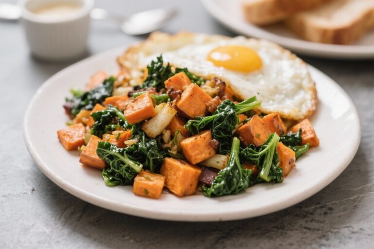 Sweet Potato and Kale Breakfast Hash That’ll Make Your Toaster Jealous