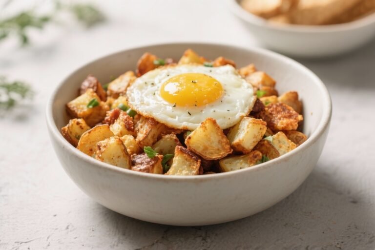Crispy Potato & Egg Hash Bowls – A Satisfying, Anytime Meal