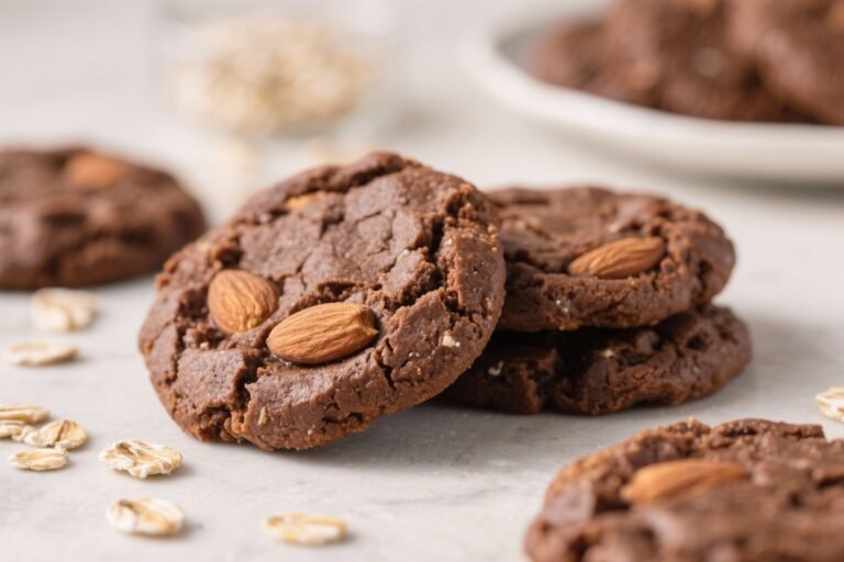Chocolate Almond Butter Oat Cookies That Vanish in 10 Minutes (And Impress in 5)