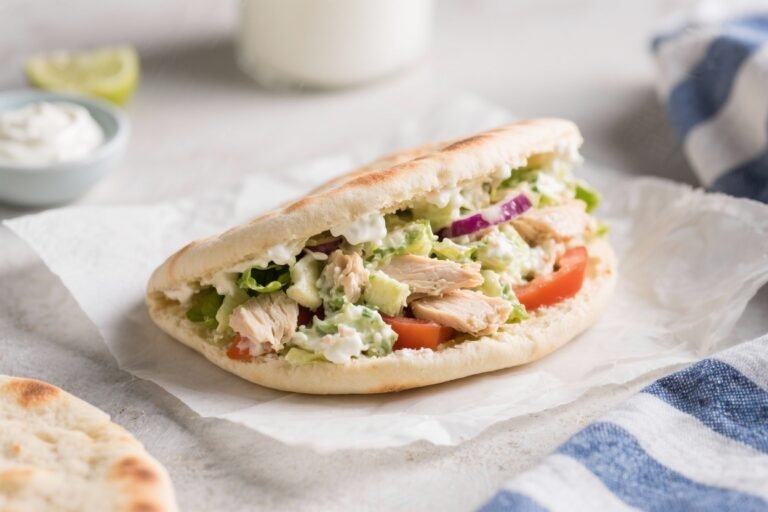 Greek Yogurt Chicken Salad Stuffed Pitas: The High-Protein Lunch Hack You’ll Crave All Week