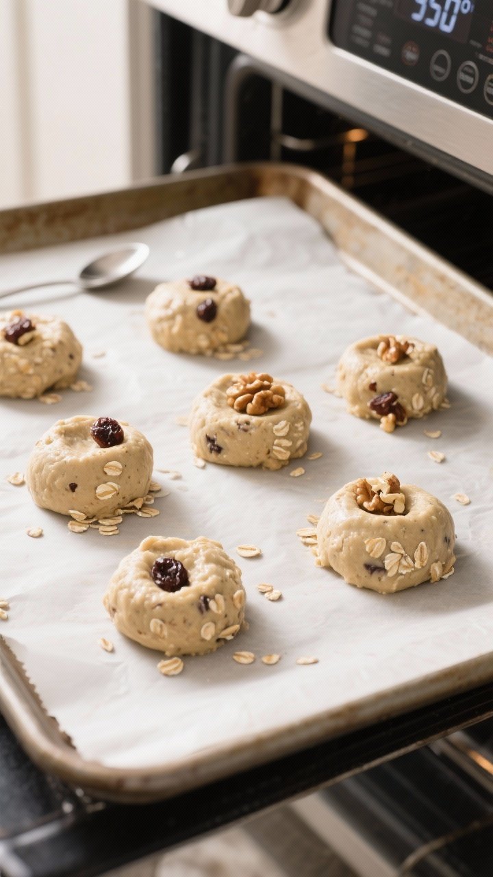 5 tablespoons each) spaced 2 inches apart on a parchment-lined baking sheet, some rolled smooth for 