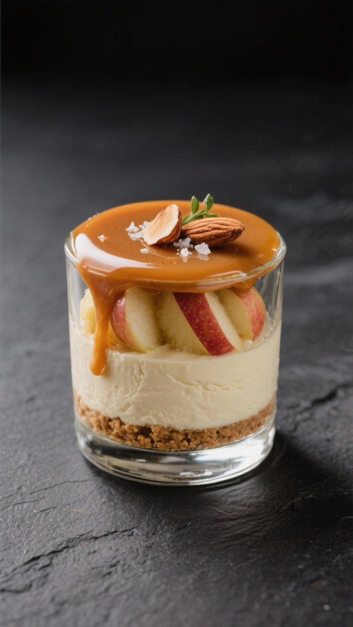 Final dish presentation: Restaurant-quality single serving in a clear rocks glass, showcasing distin