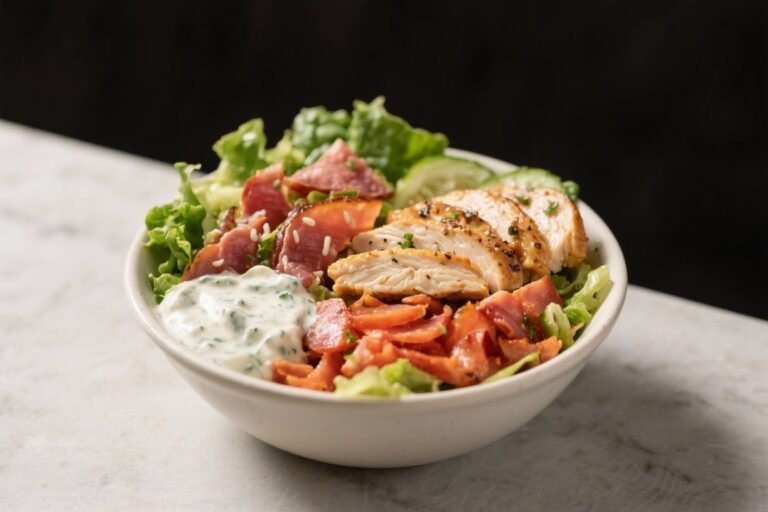Low-Carb Ranch BLT Chicken Bowls – Fresh, Satisfying, and Easy