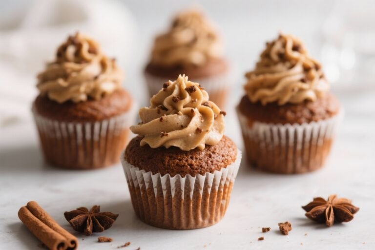 Gingerbread Spice Cupcakes – Warm, Cozy, and Perfectly Festive