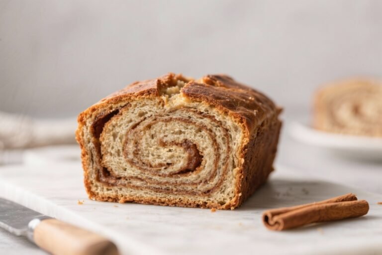 Sourdough Discard Cinnamon Swirl Quick Bread (No Yeast, No Rise) – Cozy, Simple, and Ready Fast