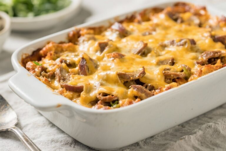 Quick Keto Philly Cheesesteak Casserole (Cheesy, Savory, No Fuss) – Weeknight Favorite