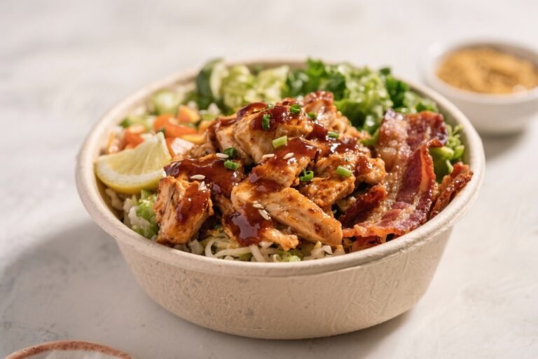 Keto BBQ Chicken Bacon Bowls (Sweet, Smoky & Zero Sugar) – Easy, Satisfying, and Low-Carb