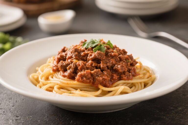Hearty Homemade Spaghetti Meat Sauce (Rich, Savory & Slow-Simmered) – Comfort Food Done Right