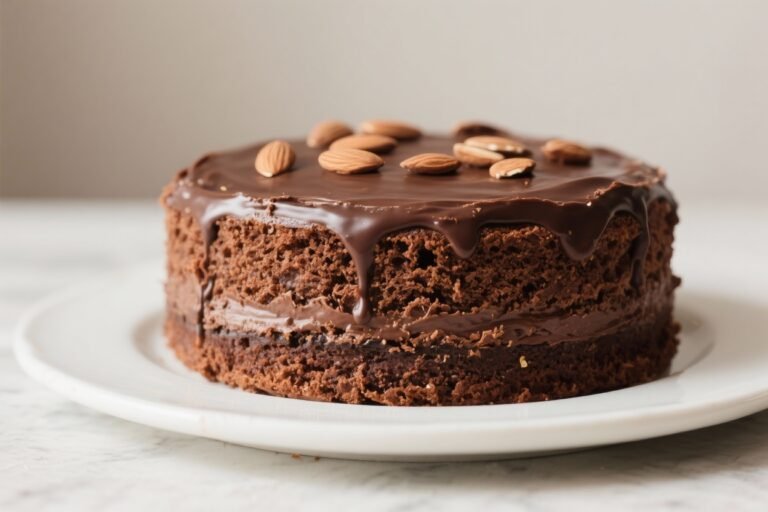 Vegan Almond Flour Chocolate Cake (Gluten-Free Option) – Rich, Moist, and Easy