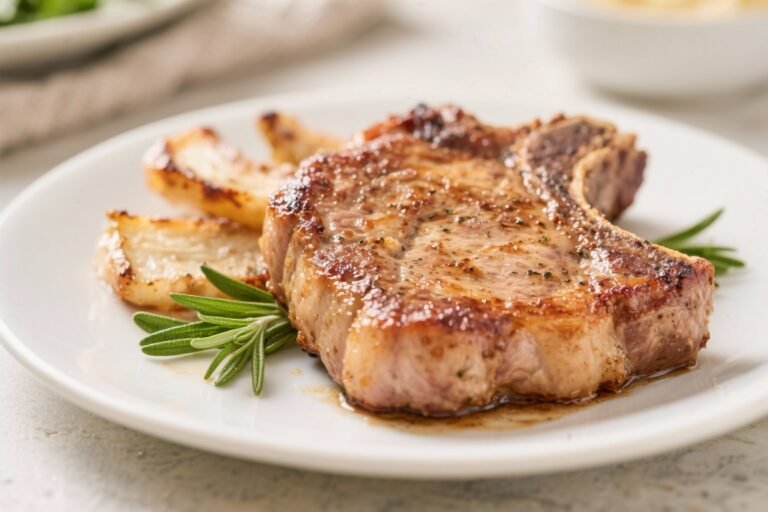 Simple Air Fryer Pork Chops (Juicy, Not Dry) – Weeknight-Friendly and Delicious