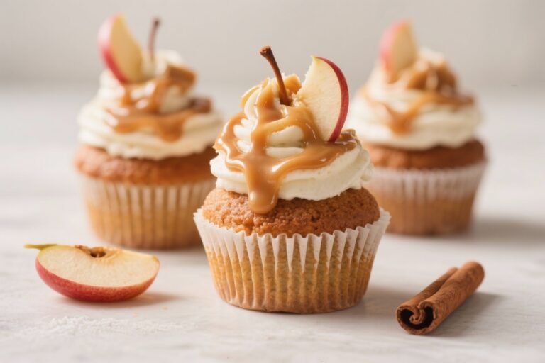 Caramel Apple Spice Cupcakes – Cozy, Sweet, and Perfect for Any Occasion