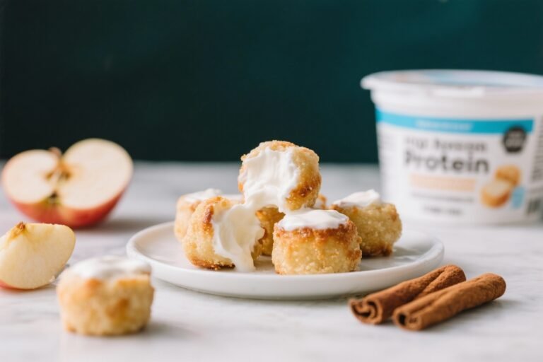 Cinnamon Apple Pie Yogurt Bites (Freezer-Ready & High Protein) – A Simple, Make-Ahead Snack
