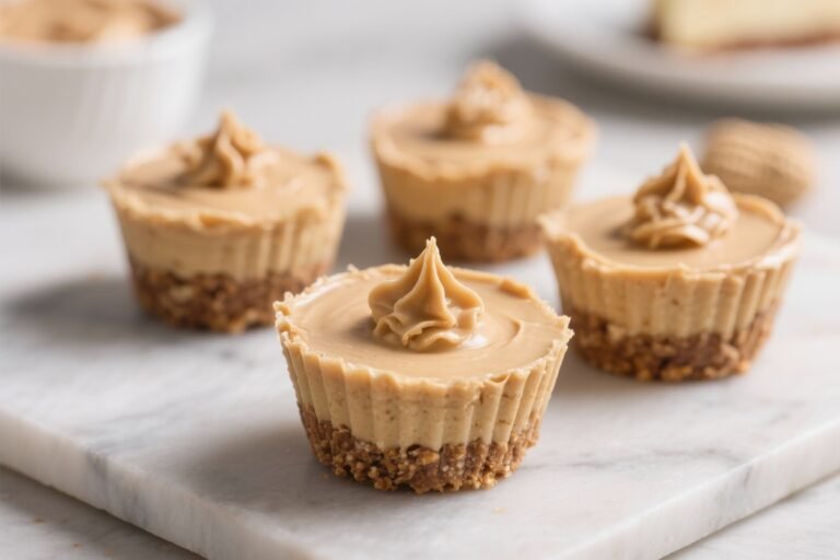 No-Bake Keto Peanut Butter Cheesecake Cups (Creamy & Sugar-Free) – Easy, Rich, and Satisfying