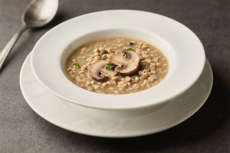 Mushroom Barley Soup – Hearty, Earthy, and Comforting