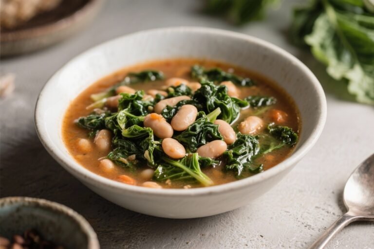 Tuscan Bean & Kale Soup – A Cozy, Hearty Classic