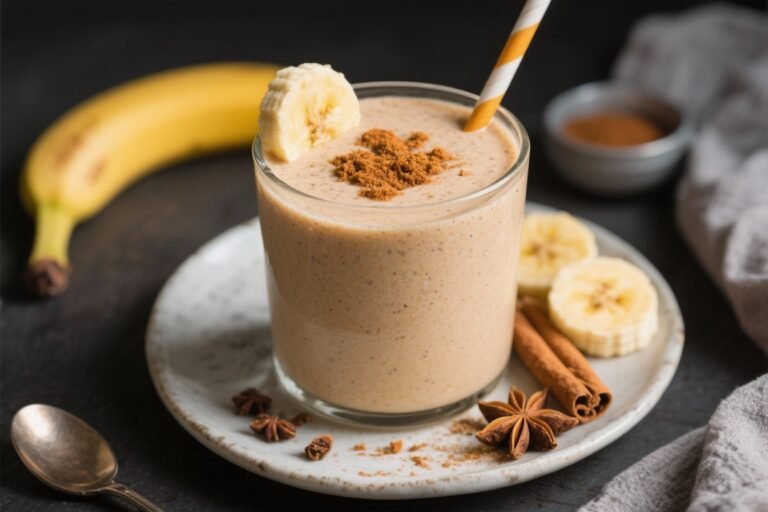 Banana Chai Spice Protein Smoothie – Cozy Flavor With a Protein Boost